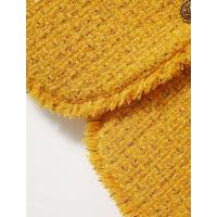 元气满满早秋度假小香法式优雅时髦羊毛流苏边外套