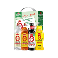 海天 致美味0添加礼盒轻量装 调味品生抽蚝油料酒米醋