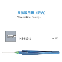 华视 显微眼用镊 HS-613-1 25G 唇头齿(旋转式型) (单位:把)