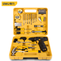 得力/deli 锂电钻 38件锂电钻工具组套 DL1038L