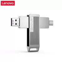 联想Lenovo 512GType- CUSB3.2固态U盘SX5Pro系列银色读速500MB/s双接口设计多台设备互传