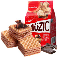 马奇新新(munchy's) 妙乐巧克力味夹心威化饼干 90g*3