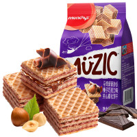 马奇新新(munchy's) 妙乐榛子巧克力味夹心威化饼干 90g*3