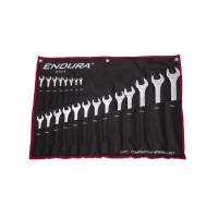 力易得(ENDURA) 21件套碳钢两用扳手 E1513