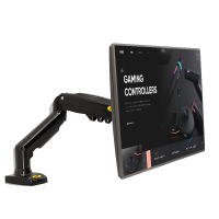 显示器支架 电脑支架 桌面升降显示器支架臂 旋转电脑架 显示器底座增高架 NB F80