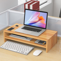 万事佳 笔记本台式电脑显示器增高架宿舍办公室桌面收纳置物架