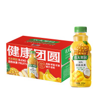 农夫山泉农夫果园30%混合果汁凤梨苹果芒果椰子香蕉1*15*450ml-纸箱装