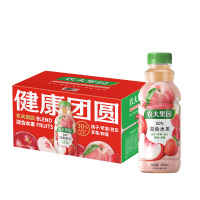 农夫山泉农夫果园30%混合果汁桃子苹果芭乐草莓树莓1*15*450ml-纸箱装