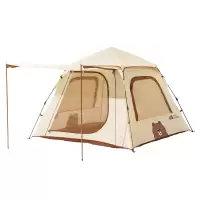 牧高笛(MOBIGARDEN)LINE FRIENDS联名 露营自动帐篷空间版145 NX21561003 布朗熊米白