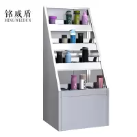 铭威盾304不锈钢员工车间多格茶杯放置收纳柜20位水杯架1250*550*490
