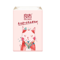良布(DELLBOO)竹浆本色手帕纸不漂白加厚4层*6片小包纸巾便携装 36包