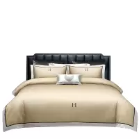 红秀世纺 60S纯天丝四件套(爱马仕风) 200cm*230cm HX2303-T003