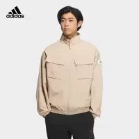adidas阿迪达斯官方轻运动男装秋季新款运动夹克外套IP5004 魔力浅褐/黑色 A/M