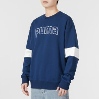 彪马(PUMA)男装 2023夏季新款运动服跑步健身训练舒适休闲时尚套头衫卫衣 623427-15 XS(165/88A