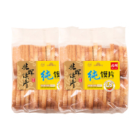 兆辉(ZHAOHUI)纯馍片非油炸烤馍片烤馒头片 原味300g*2袋