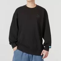 彪马(PUMA)官方男装女装 23秋季新款运动服户外出行时尚休闲圆领套头衫卫衣 624941-01/建议拍小一码 XS1