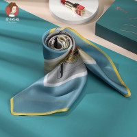 蚕花娘娘真丝大方巾86*86cm