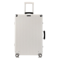 爱登堡(Edenbo)时尚高档铝框旅行拉杆箱26寸F1608 白色