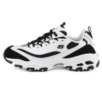 斯凯奇(Skechers)男鞋2023新款秋季熊猫鞋轻便减震休闲鞋厚底增高老爹鞋透气运动鞋 52675-WBK 39.5