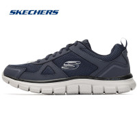 斯凯奇(Skechers)男鞋黑武士运动鞋夏季网面透气减震跑步鞋男跑鞋 52631-NVY/主图款 39