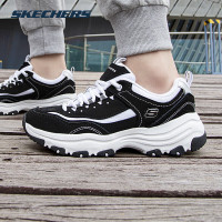 斯凯奇(Skechers)女鞋2023秋季新款D&apos;LITES1.0时尚绑带运动鞋熊猫鞋老爹鞋休闲鞋88_181