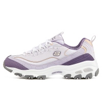 斯凯奇(Skechers)女鞋 2023秋季新款运动鞋时尚潮流休闲鞋透气耐磨复古厚底熊猫鞋 13143-LAV 5/35