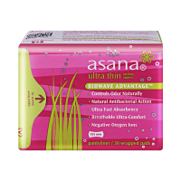 阿莎娜 超薄棉面护垫 155mm 30片