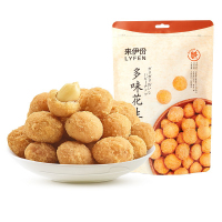 来伊份 多味花生 坚果炒货 186g*3包