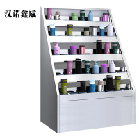 汉诺鑫威304不锈钢员工车间多格茶杯放置收纳柜40位水杯架1250*850*590