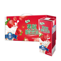 伊利 优酸乳果粒酸奶饮品草莓味245g*12盒