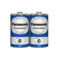 松下(Panasonic)2号二号/3号三号碳性电池 适用于老式收音机手电筒费雪玩具拖地机导航等