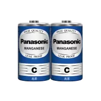 松下(Panasonic)2号二号/3号三号碳性电池 适用于老式收音机手电筒费雪玩具拖地机导航等