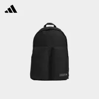 adidas阿迪达斯官方男女新款大容量简约运动双肩背包 黑色 NS