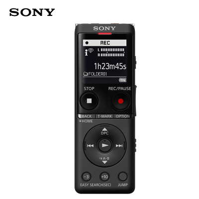 索尼录音笔ICD-UX575F16GB 黑色 专业线性录音棒 单位:1个