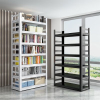 定制钢制书架书柜落地学校图书馆阅览室家用档案架 一列2组 750*1200*2000mm 单位:1组