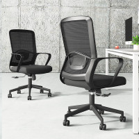 转椅办公椅电脑椅职员椅会议学习椅子人体工学升降转椅 单位:1把