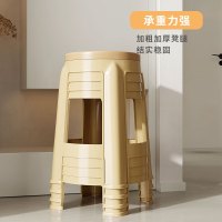 家良品塑料凳子加厚加固防滑胶凳 单位:1只