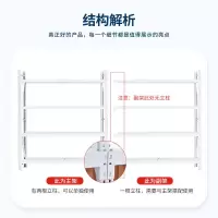 域赢货架仓储超市家用置物架仓库储物架轻型150kg白色1.2米四层副架