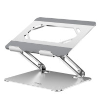 萃姿尔(TRESOR)笔记本支架 电脑支架无极升降散热器 铝合金立式增高架底座[信息部]