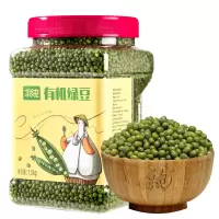 北纯 有机绿豆 五谷杂粮 粗粮罐装 1.5kg