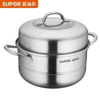 苏泊尔 VZ26BS03 好帮手不锈钢双层蒸锅 直径26cm
