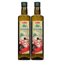 鲁花 橄榄油 食用油 特级初榨橄榄油 500ml*2