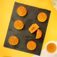 中秋月饼礼盒装奶黄可可咖啡柑橘果香风味中秋佳节礼品