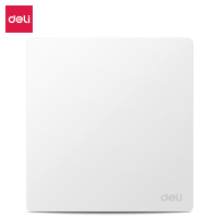 得力(deli)LX906-18B空白面板86*90*8.8mm CPP袋装(珍珠白)