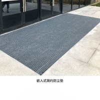 铝合金地垫门口地毯 直铺式1.2公分(无需开槽款)单平方米价定制