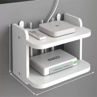 泡普 路由器放置架置物收纳托架支架 26.5*6*16.5cm