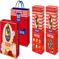 如水坚果贵族精选花容月貌坚果礼盒B848g高端铁盒(红糖黑芝麻酥、每日坚果)