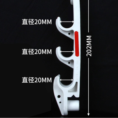 短云 电缆挂钩3连勾 直径13mm 单位:1组
