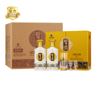 习酒第四代金质 酱香型白酒 53度500ml*2瓶*3盒 礼盒整箱装