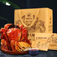 消泾之王阳澄湖大闸蟹提货卡998型公3.5两母2.5两5对10只螃蟹